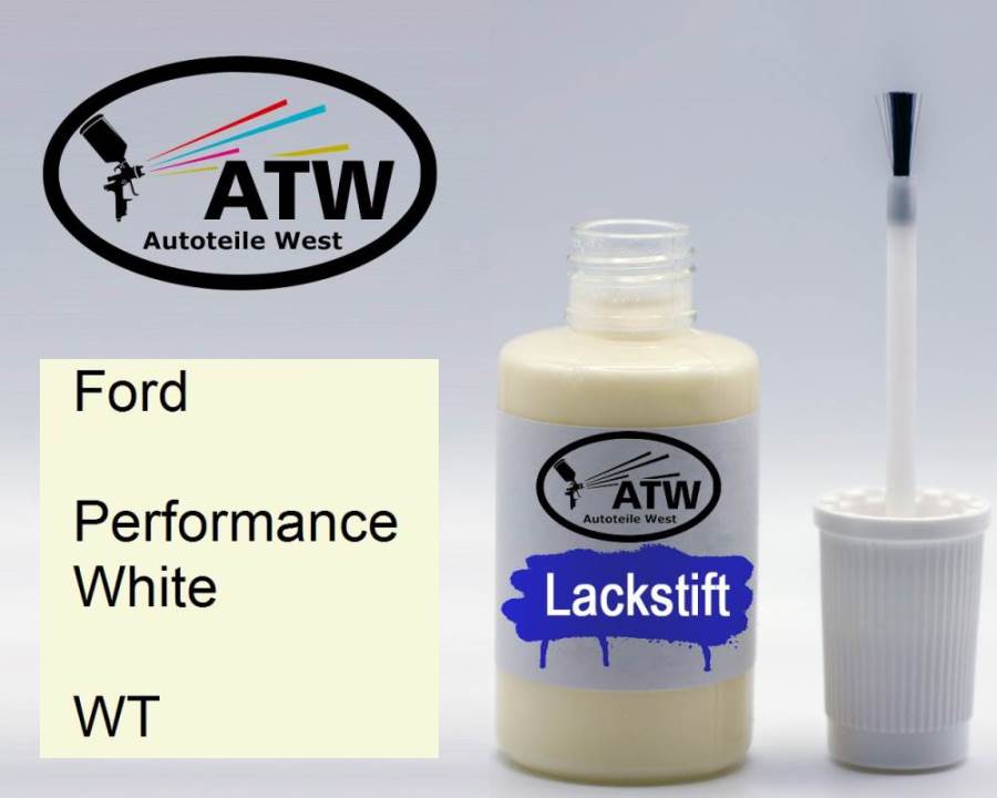 Ford, Performance White, WT: 20ml Lackstift, von ATW Autoteile West.